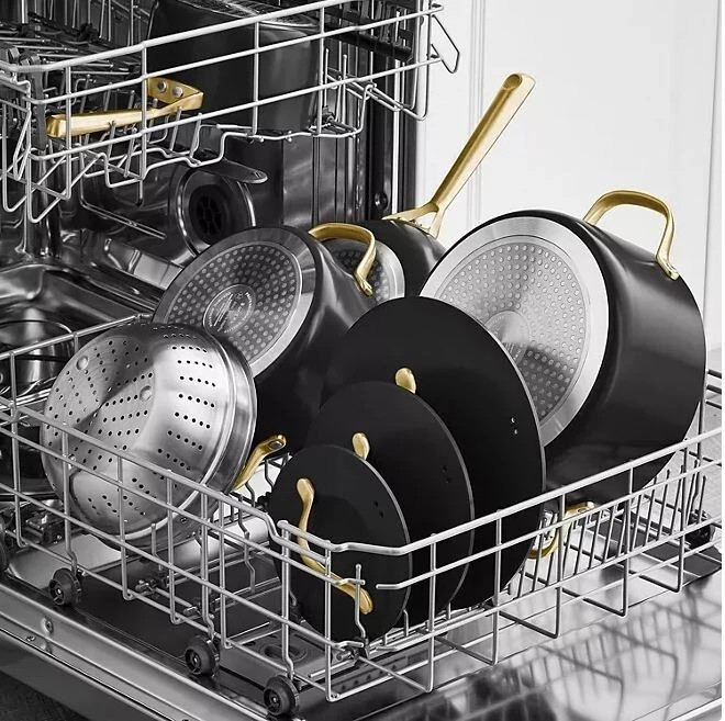 Member’s Mark 11-Piece Modern Ceramic Cookware Set-Black