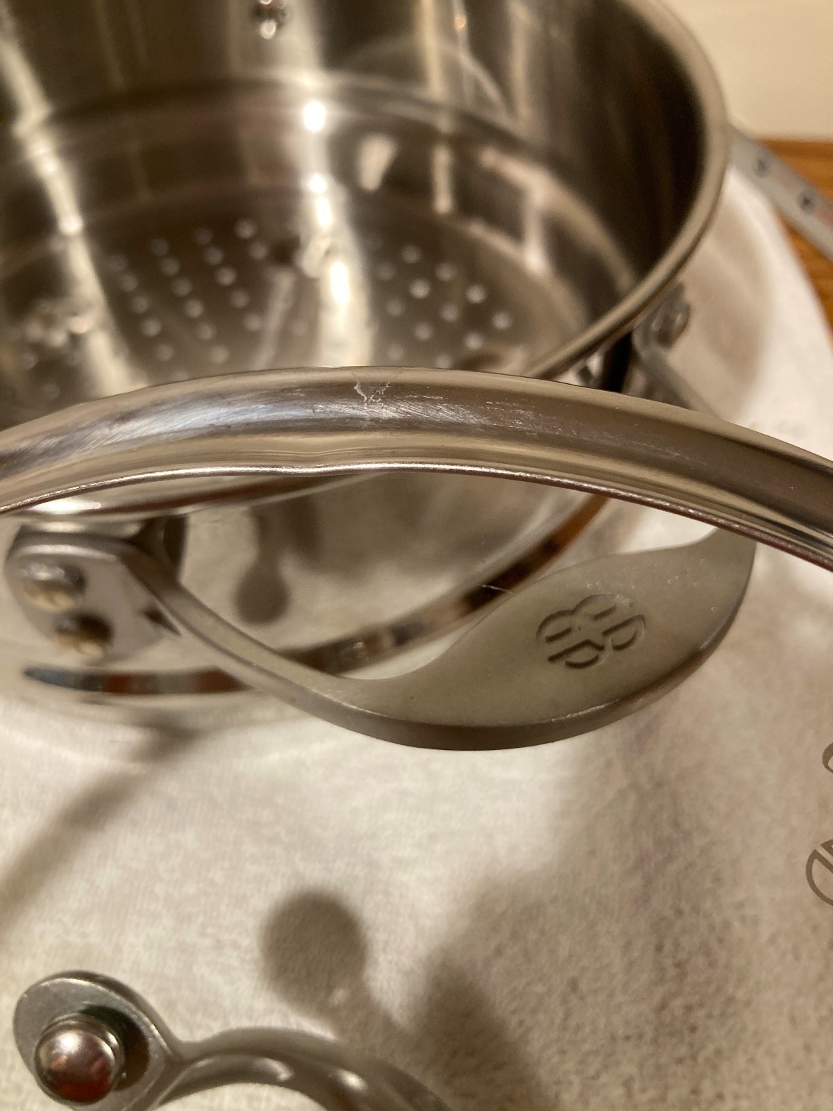 Calphalon Stainless Steel Steamer Insert & Lid 8.5 Inch