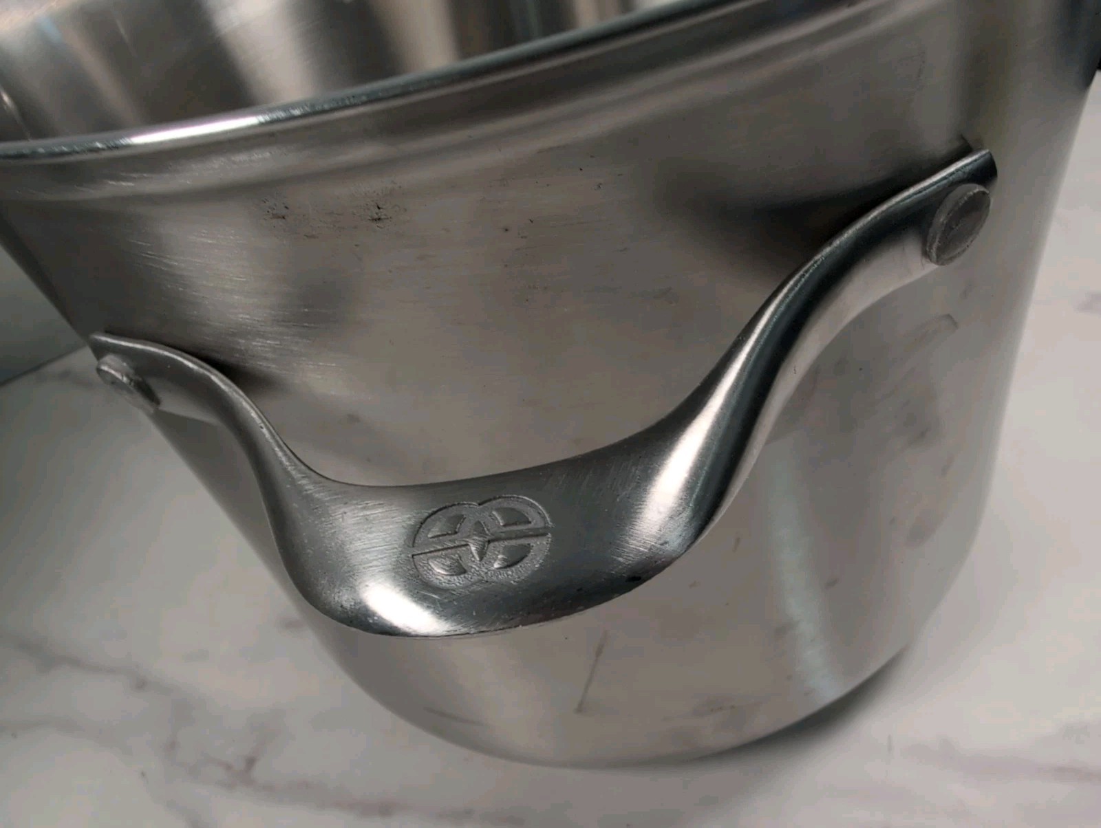 Calphalon 3 Piece 8 Quart 8608MP Stockpot & Steamer w/Glass Lid