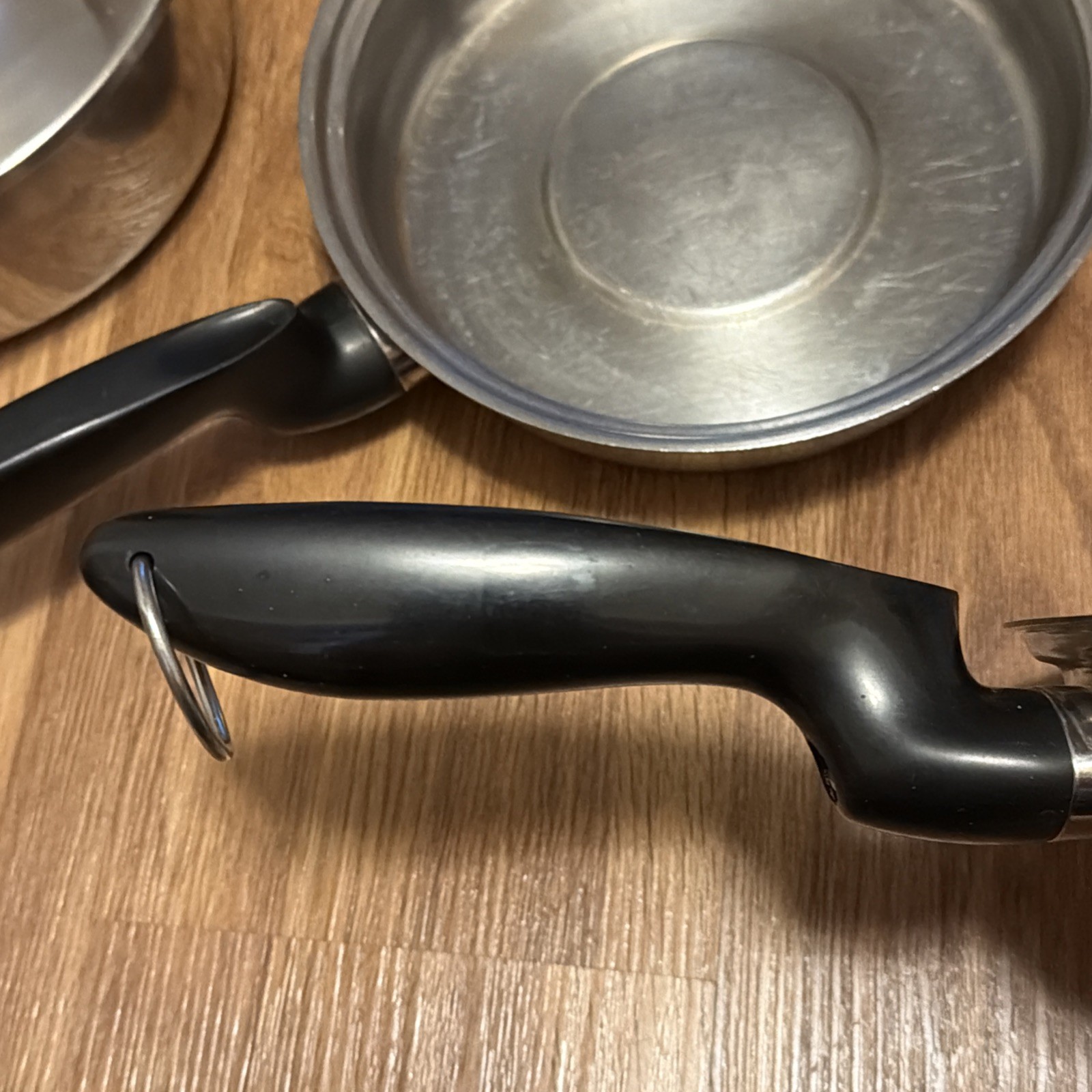 Deluxe Permanent Stainless Cookware Collection Sauce Pan And Skillets