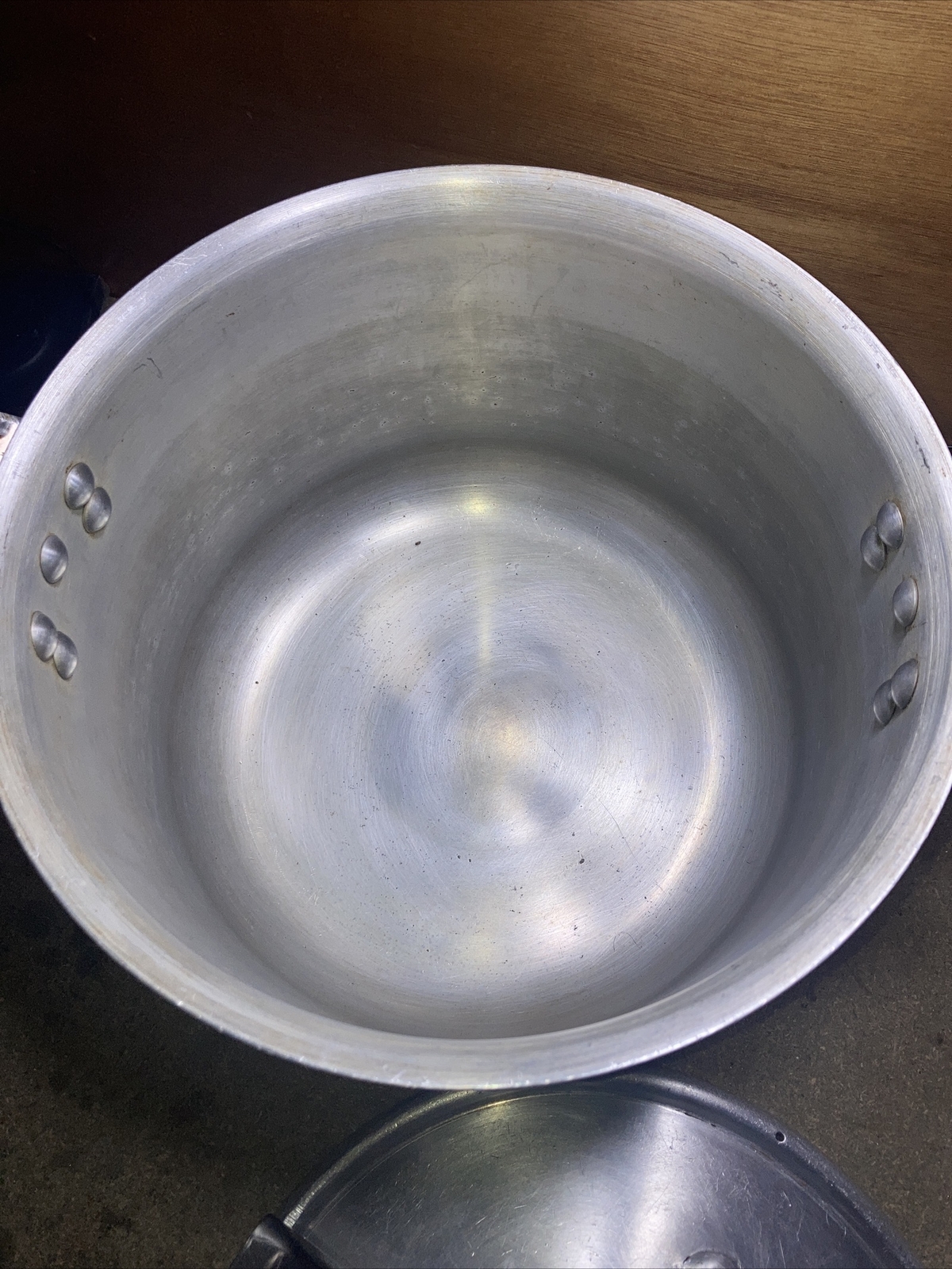 (D27) Antique Casserole Minute SEB 8 Liters Aluminum Vintage