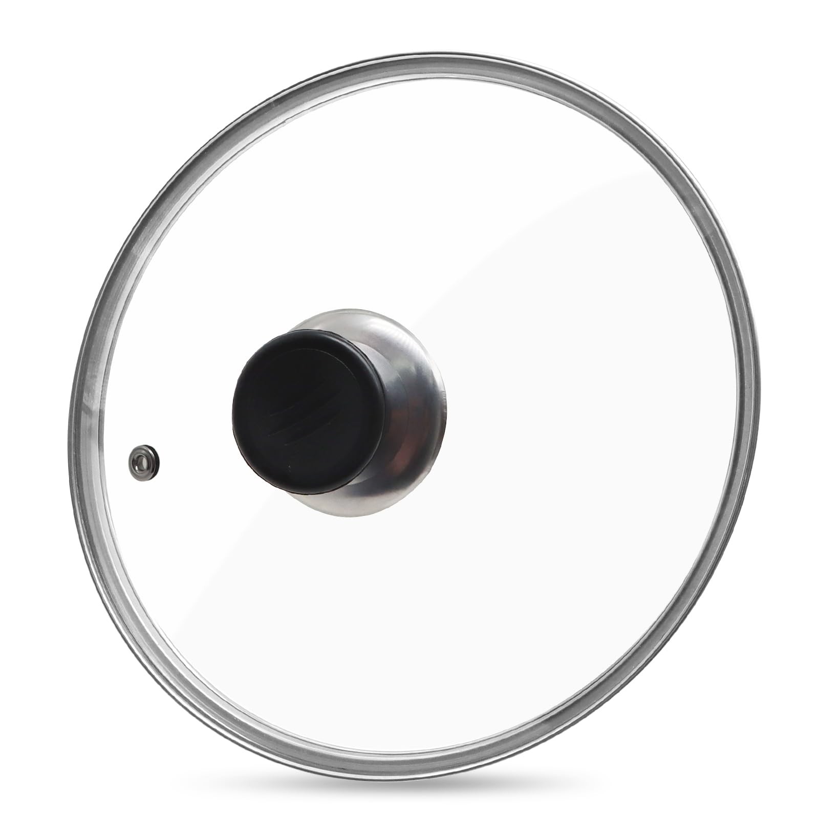 Glass Lid for Frying Pan Tempered Glass Pot Lid with Stainless Steel Rim for …