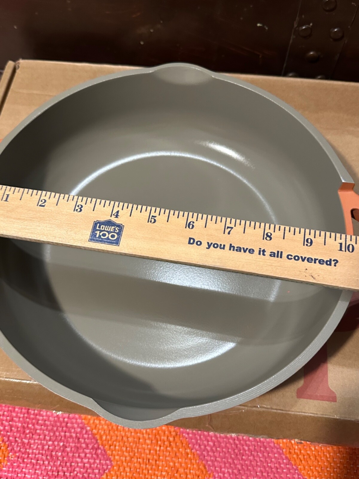 Our Place Always Pan 2.6 Qt 10.5” w/ Wooden Spoon + Steamer Basket -2.0 Brick