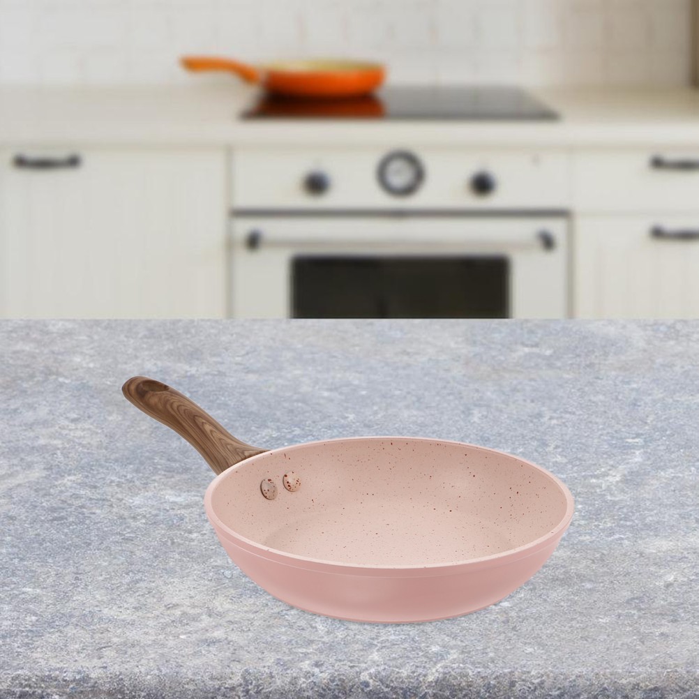Small Nonstick Fry Pan for Eggs and Omelettes with Stay Cool Handle Multi Color