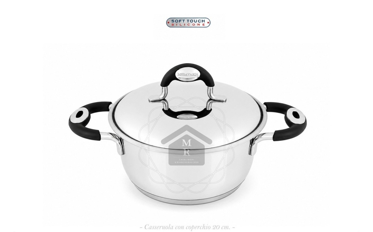 19 Piece 18/10 Stainless Steel Bio Line Induction Bottom MSBavaria Cookware Battery