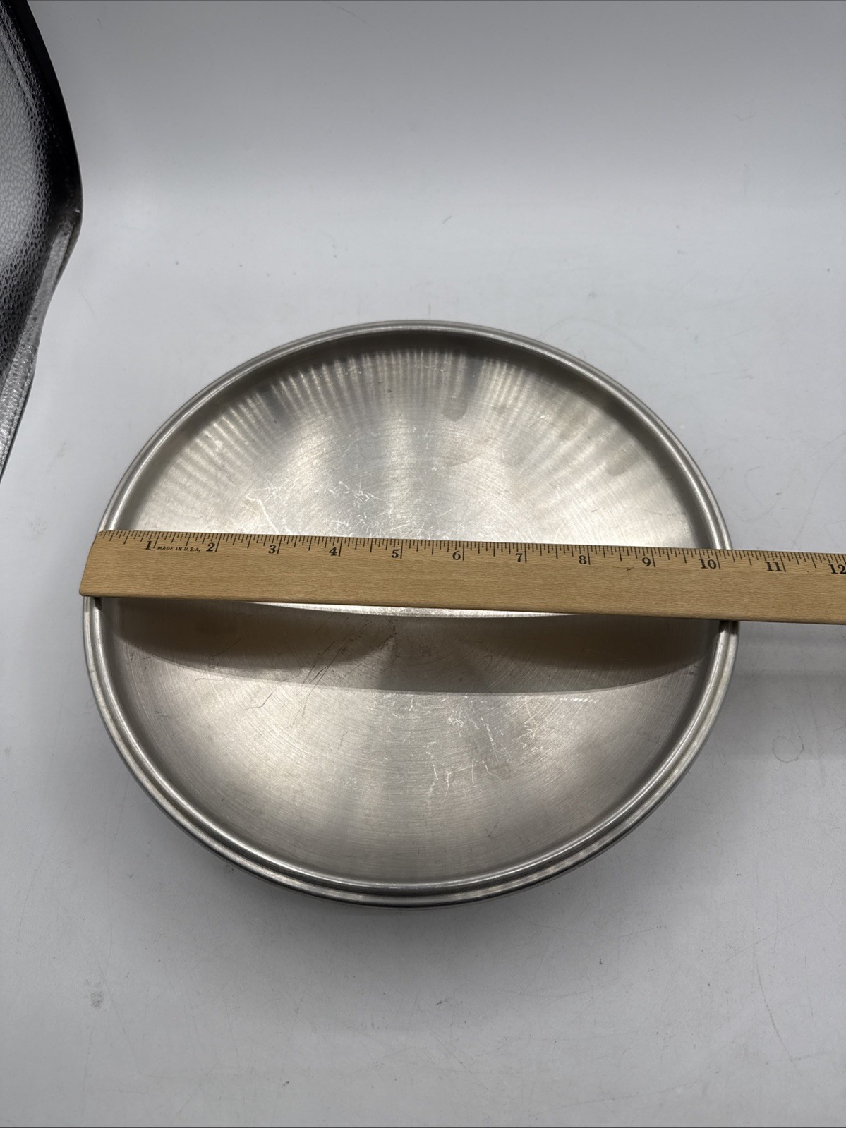 Nutri-Stahl Black Knob Handle Stainless Steel 10 1/4 inch Replacement Lid Only
