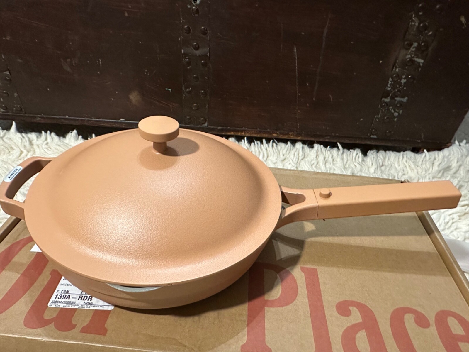 Our Place Always Pan 2.6 Qt 10.5” w/ Wooden Spoon + Steamer Basket -2.0 SPICE