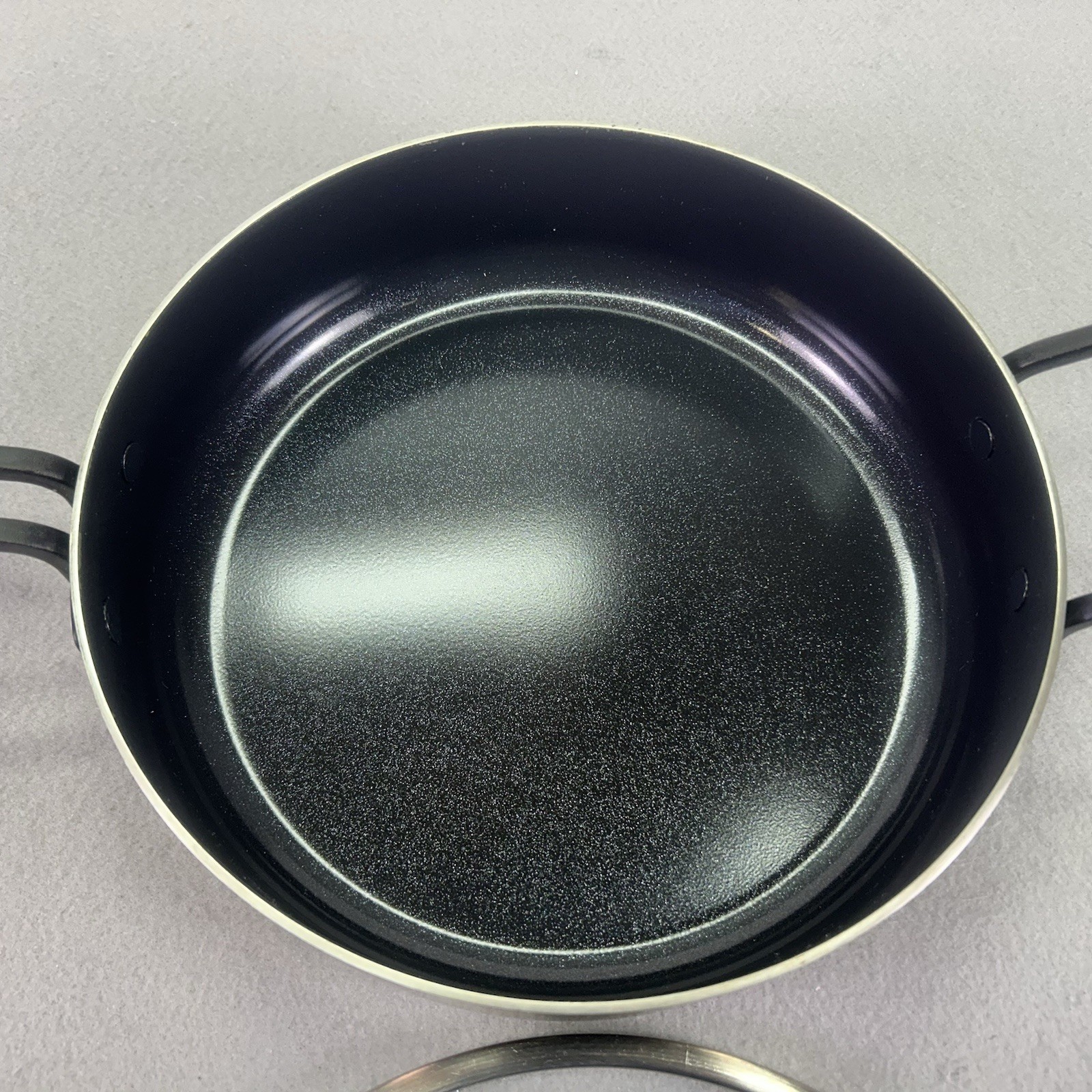 GreenPan Stanley Tucci Ceramic Nonstick 10” Saute Braiser Pan 4 Qt W Lid