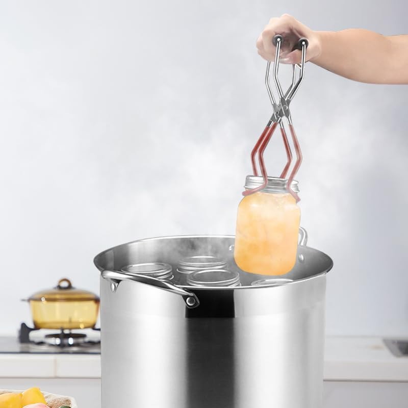 21.5 QT Stainless Steel Canning Pot Set with Lid, Rack & Tools – Water Bath Cann