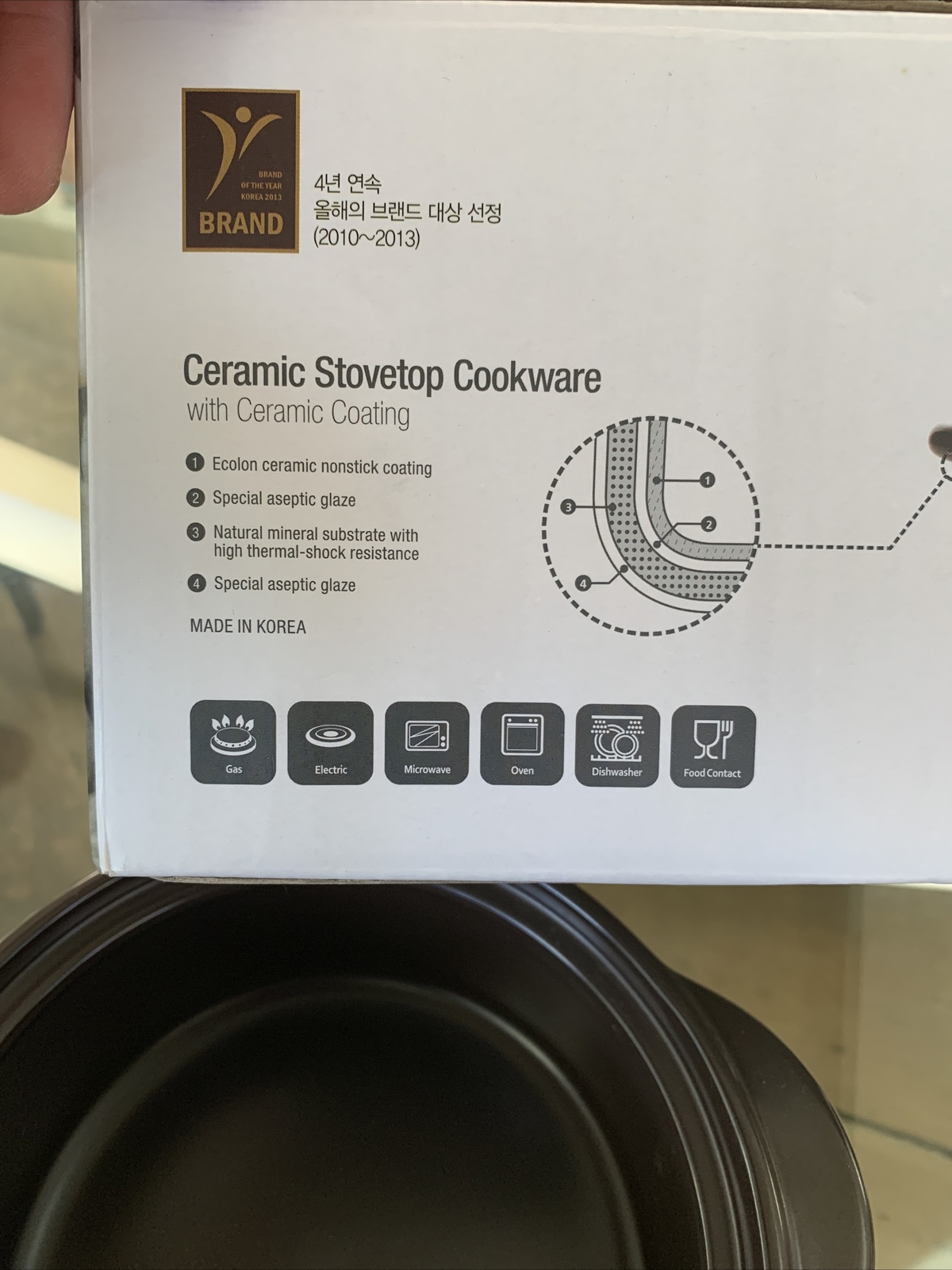 NEOFLAM Kiesel 7″ 16cm Mini Petit Pot for Stovetops Gas & Electric~Made in Korea