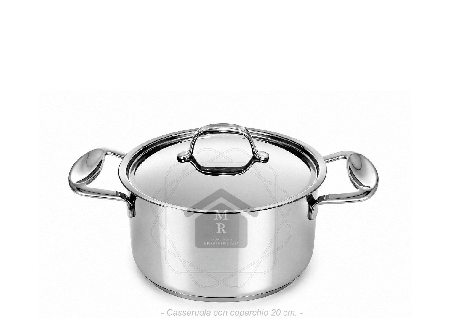 18/10 Stainless Steel Lid Bottom Casserole – Mepra Glamour Line