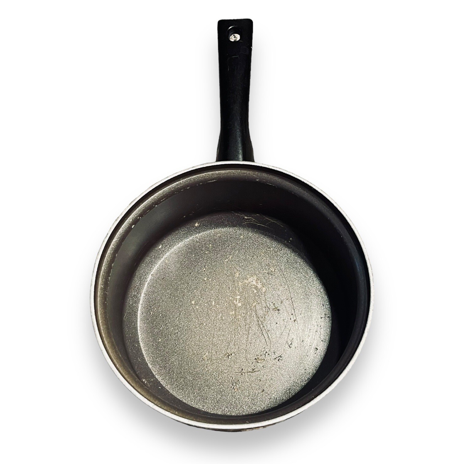 Ekco Eterna Mustard Brown Pan with Lid 7in Diameter Enamel Retro 70’s Vintage