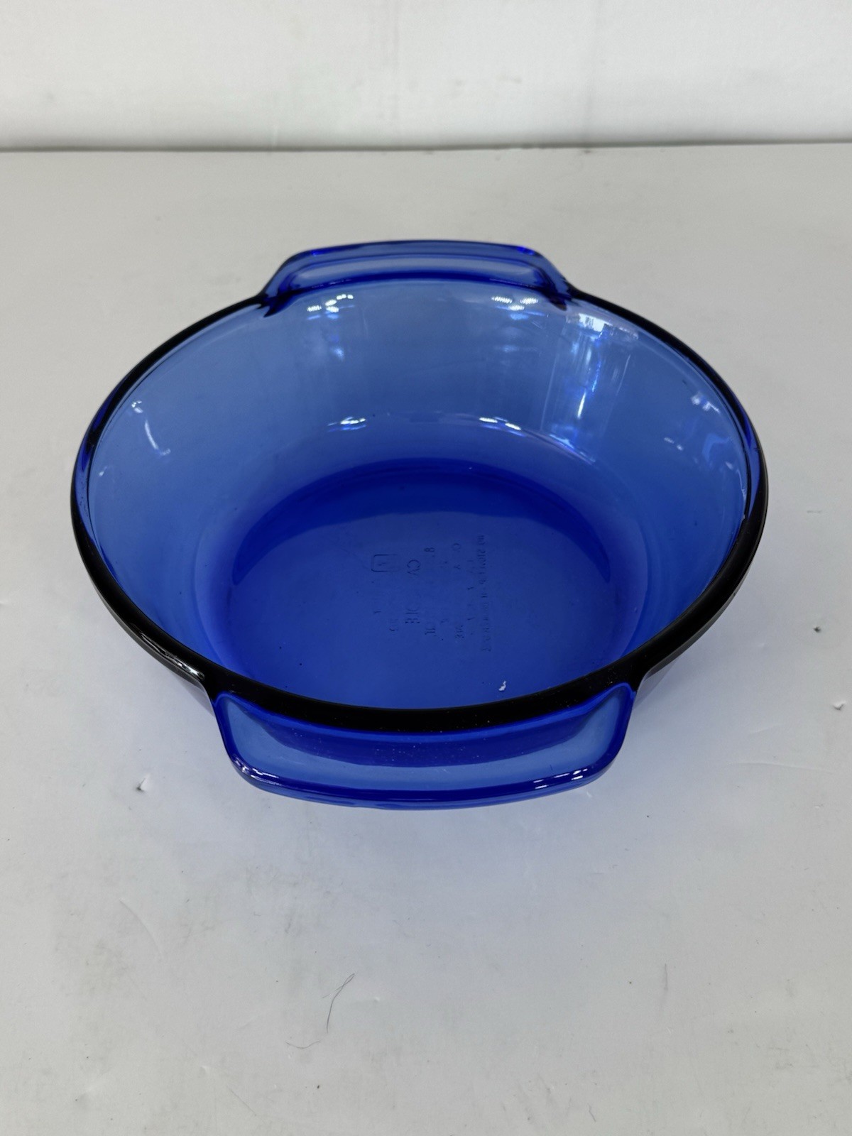 Anchor Hocking Ovenware Cobalt Blue 1.5 Qt Casserole Dish Baking Dish 8.25″ USA