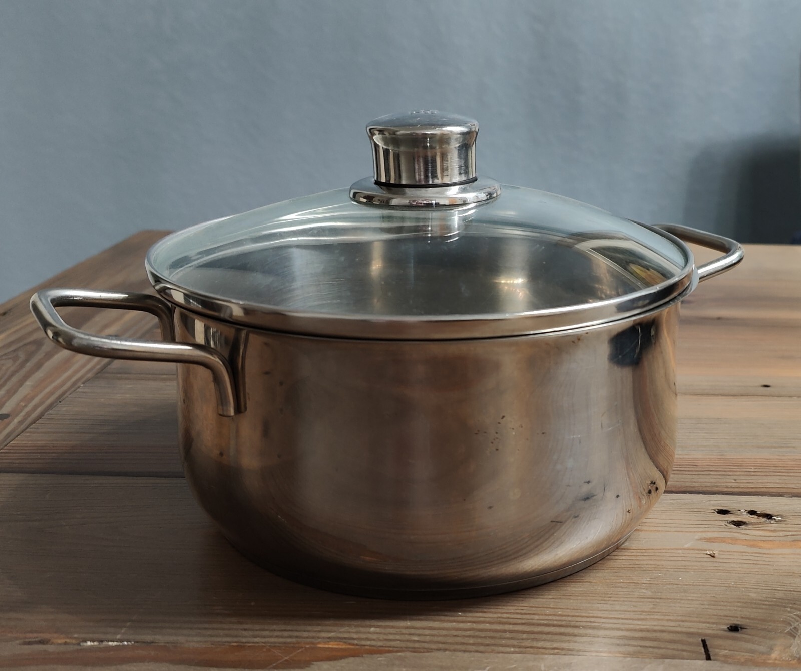 TransTherm 3.5 Liter Stock Pot & Glass Lid For Electric Gas Ceramic Induction