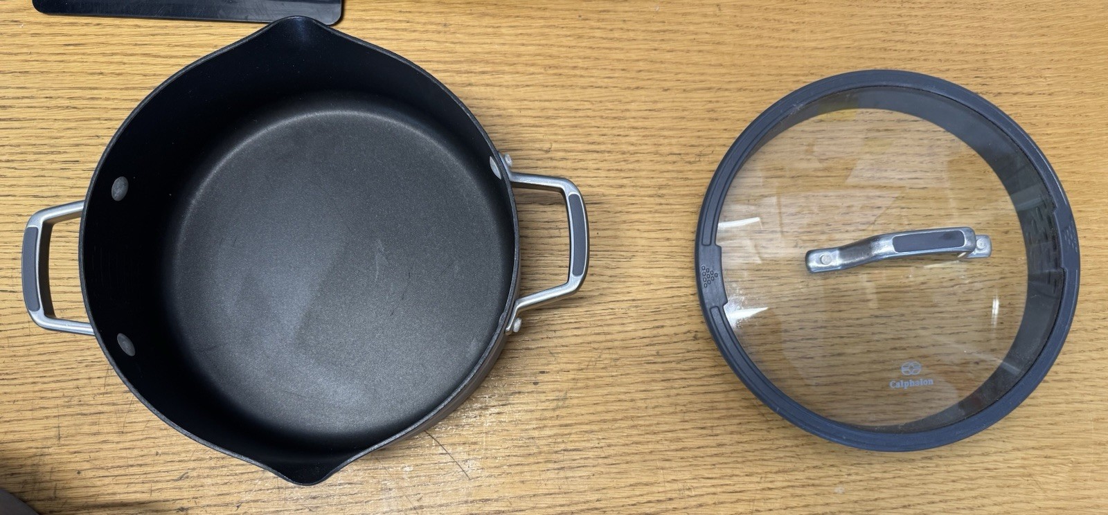 Calphalon 5 Qt 4.7L Stock Pot Glass Lid 8785 Non Stick Classic USA