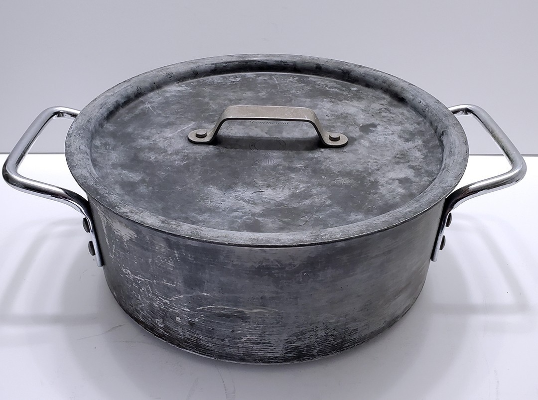 Vintage Commercial Anodized 5 Qt With Lid NSF 8785 Pre-Calphalon Rare