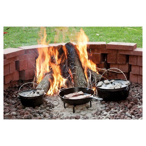 Lodge 12″ Cast Iron Skillet: Preseasoned, Naturally Non-Stick, Gas & Induction