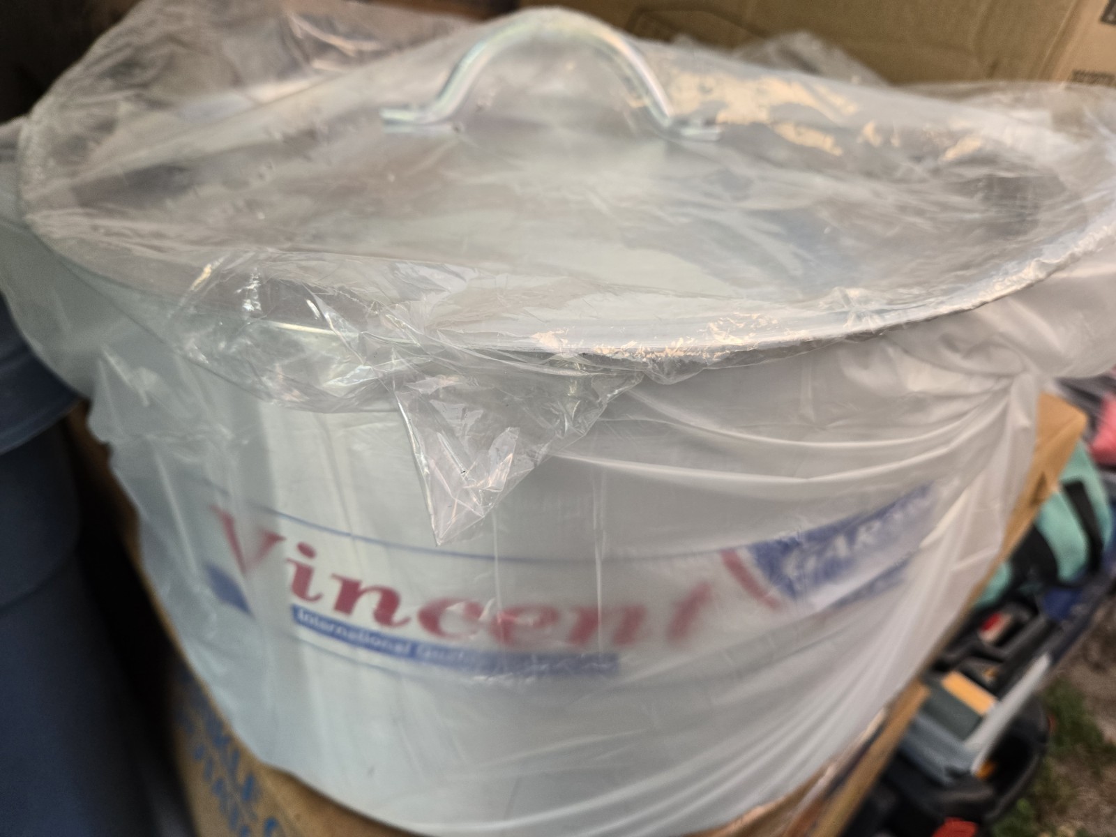 Vincent Int. Commercial X-Large Heavy Gauge Aluminum Pot 14×8″
