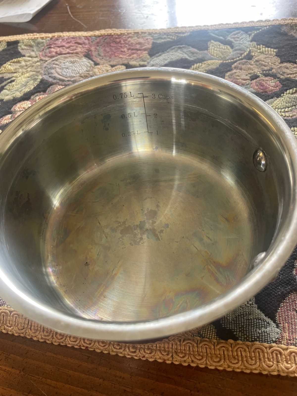 Cuisinart Classic Stainless Cookware 1.0Qt Saucepan/ Lid Induction Ready 719-14