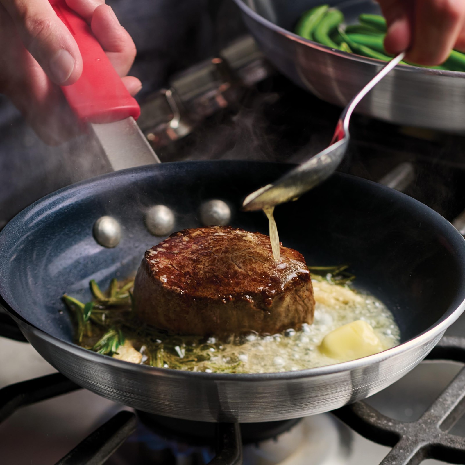 8 Inch Nonstick Ceramic Fry Pan Compact Ideal for Everyday Cooking