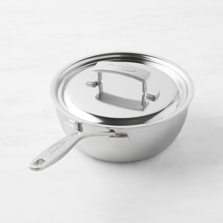 Demeyere Industry Stainless-Steel Saucier, 2-Qt.-Williams Sonoma|38994
