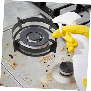 Heavy Duty Gas Stove Wok Ring 9.25 Inch Non-Slip Round Bottom Pan