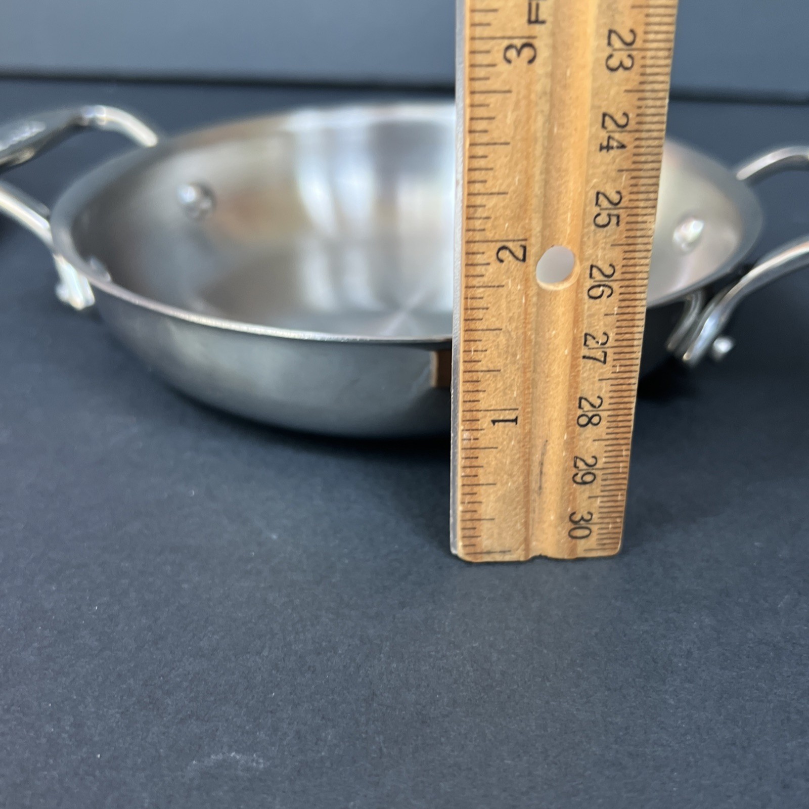 All-Clad 6” Mini Gratin Pan x2 Double Handle Stainless Steel Oven Broiler Safe