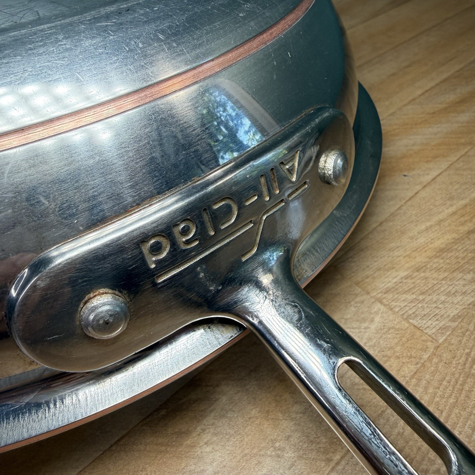 VTG ALL CLAD Copper Core 10 Inch Deep Skillet First Edition Extremely RARE -Read
