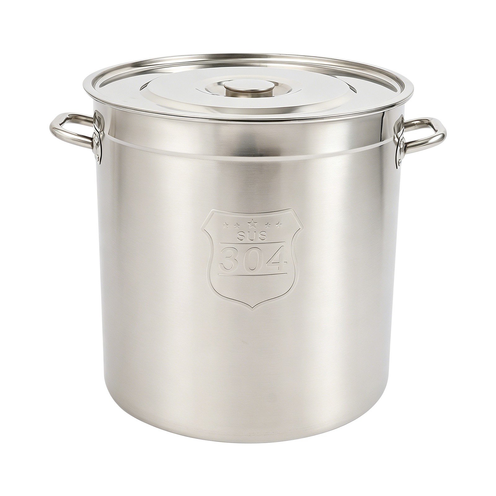 48L Stainless Steel Pot Large Cooking Pot with Lid Stainless Steel Soup Pot