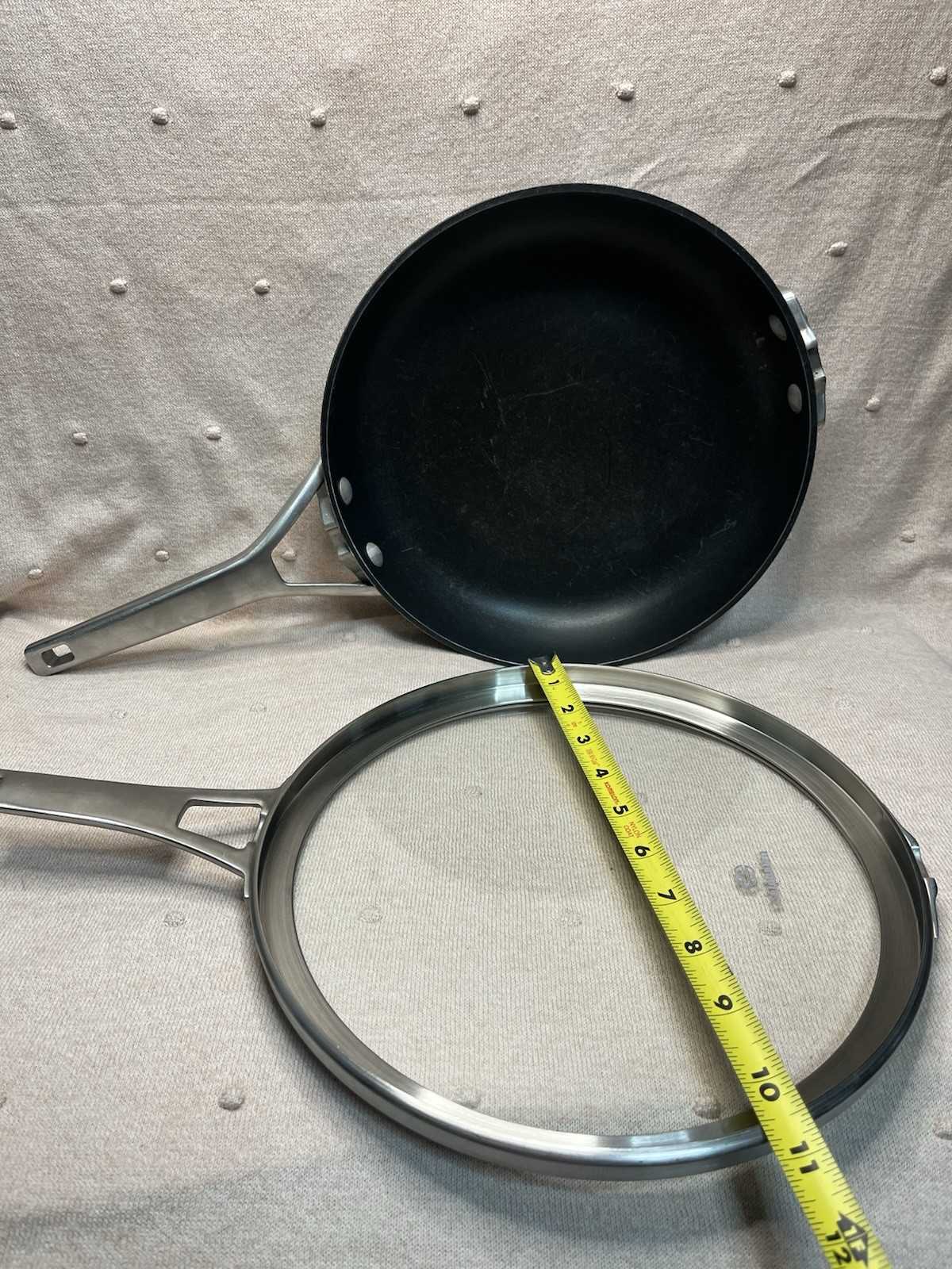 Calphalon 87025 Premier Space Saving 2.5qt Saucepan + 1390 10″ Skillet with Lids