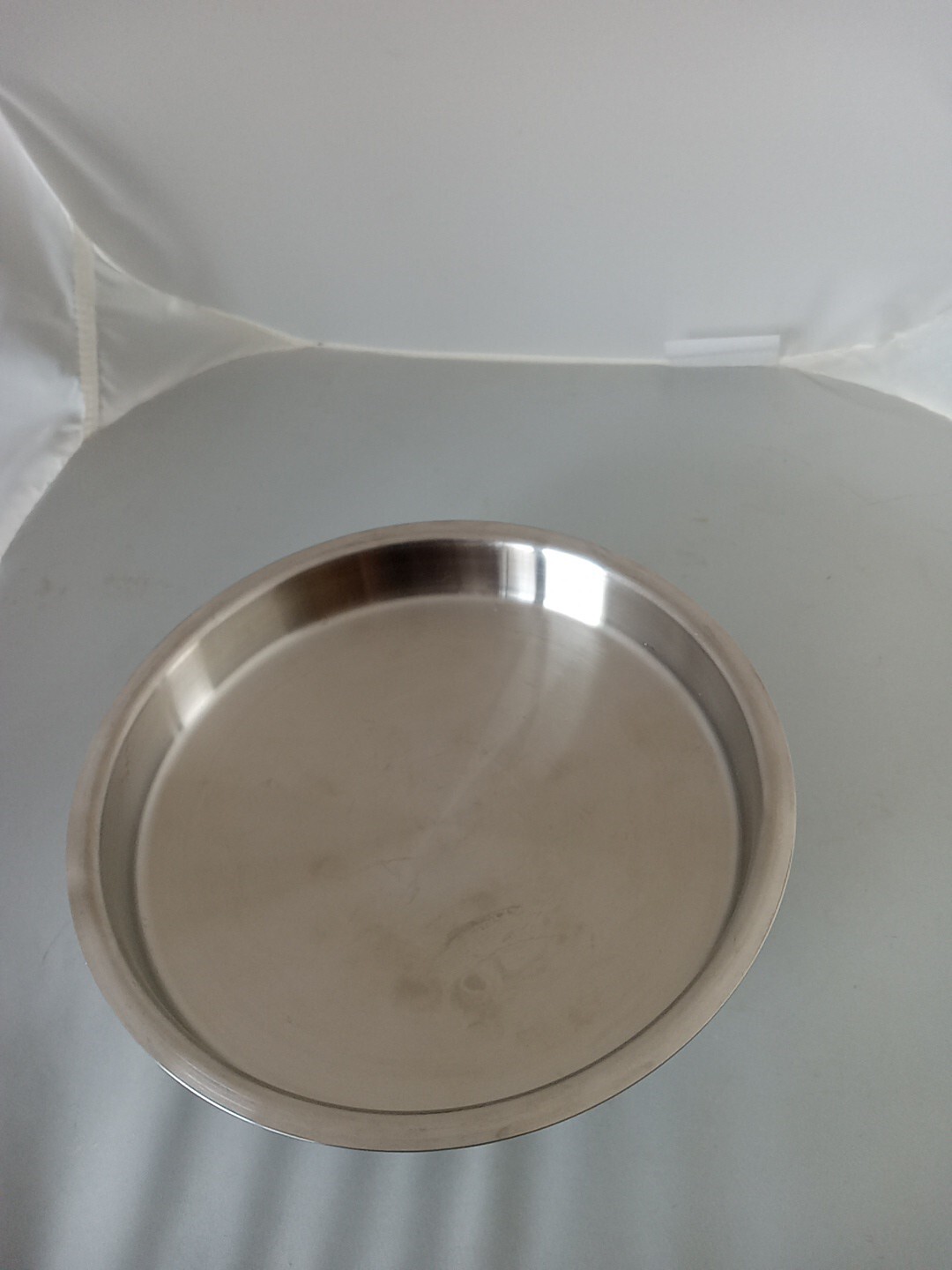Amway Queen Lid Stainless Steel Made in USA Measures approx 7 5/8 in across