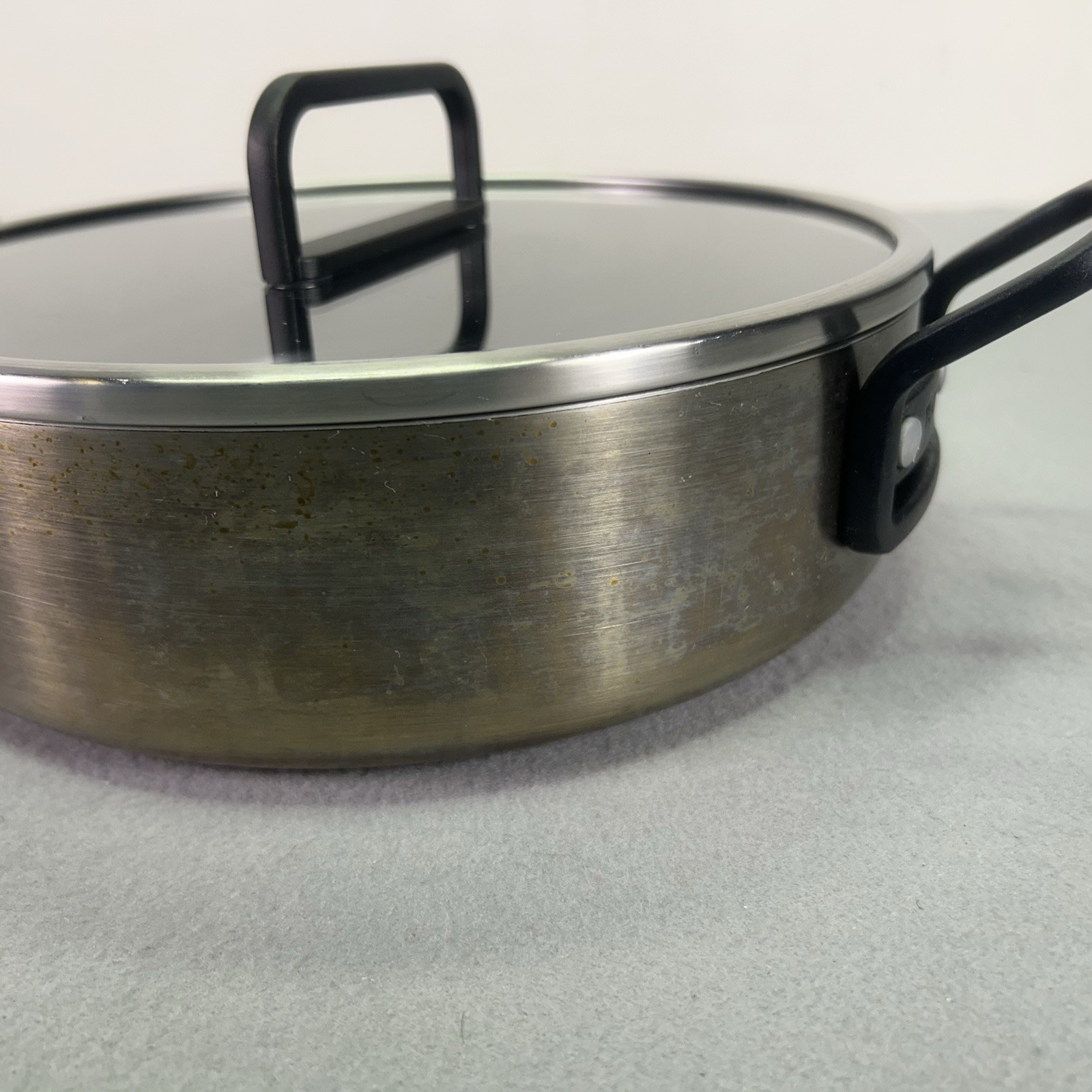 GreenPan Stanley Tucci Ceramic Nonstick 10” Saute Braiser Pan 4 Qt W Lid