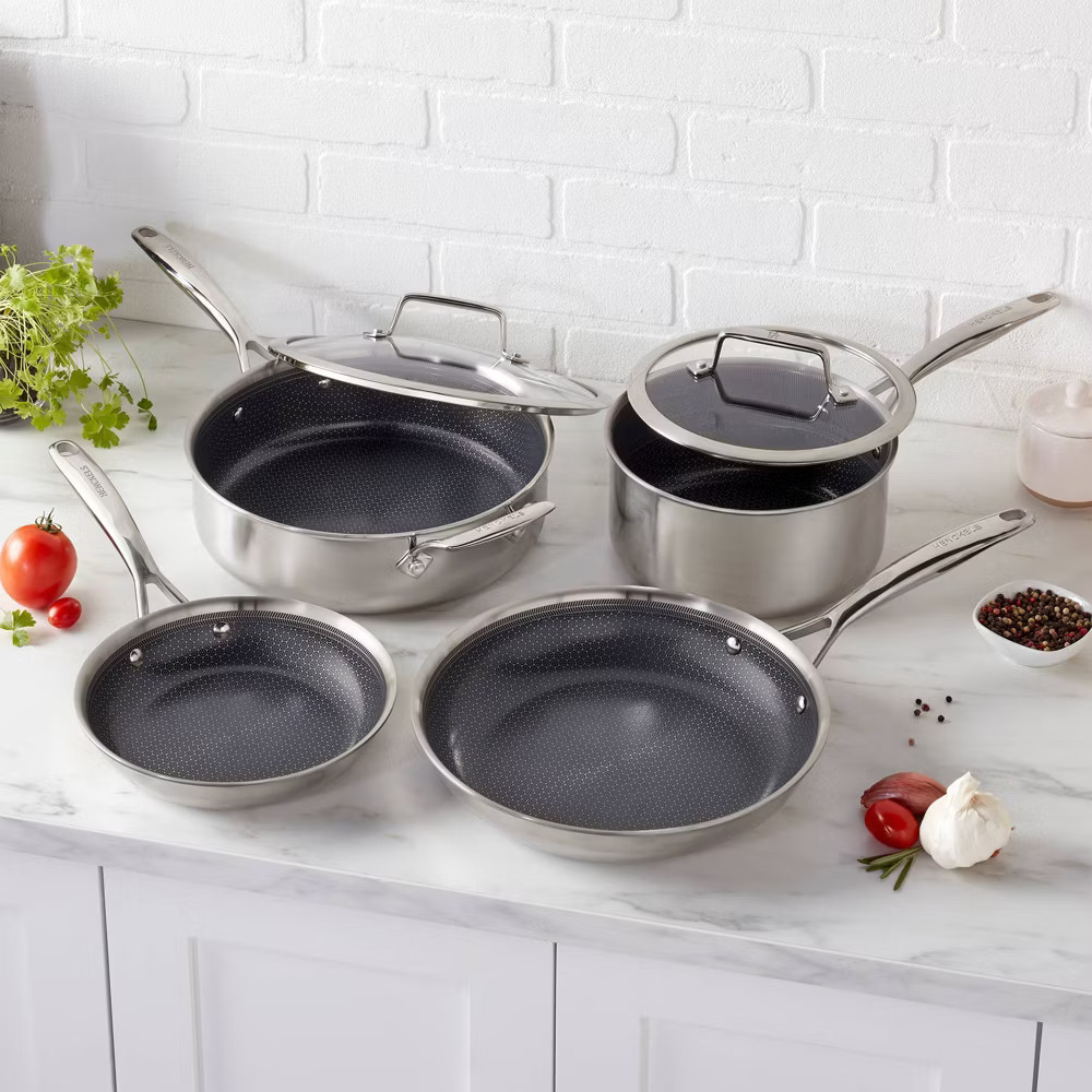 Henckels 6pc Paradigm Hybrid Ceramic Nonstick Cookware Set