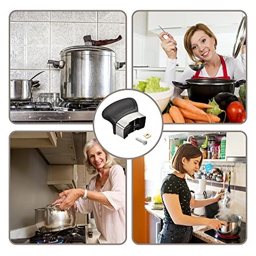 Pot Handles Replacement for Pots and Pans, Side Handle with Screw 2Pcs | Heat