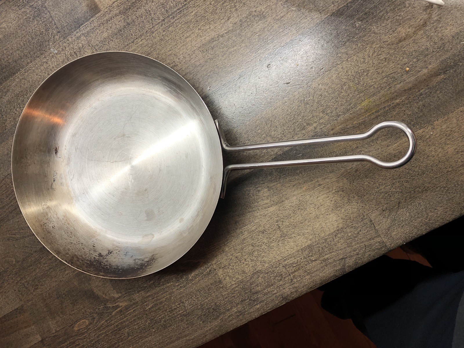 Revere Ware Pro Line Saute’ 8″ Skillet Frying Pan Stainless Copper Core 6758