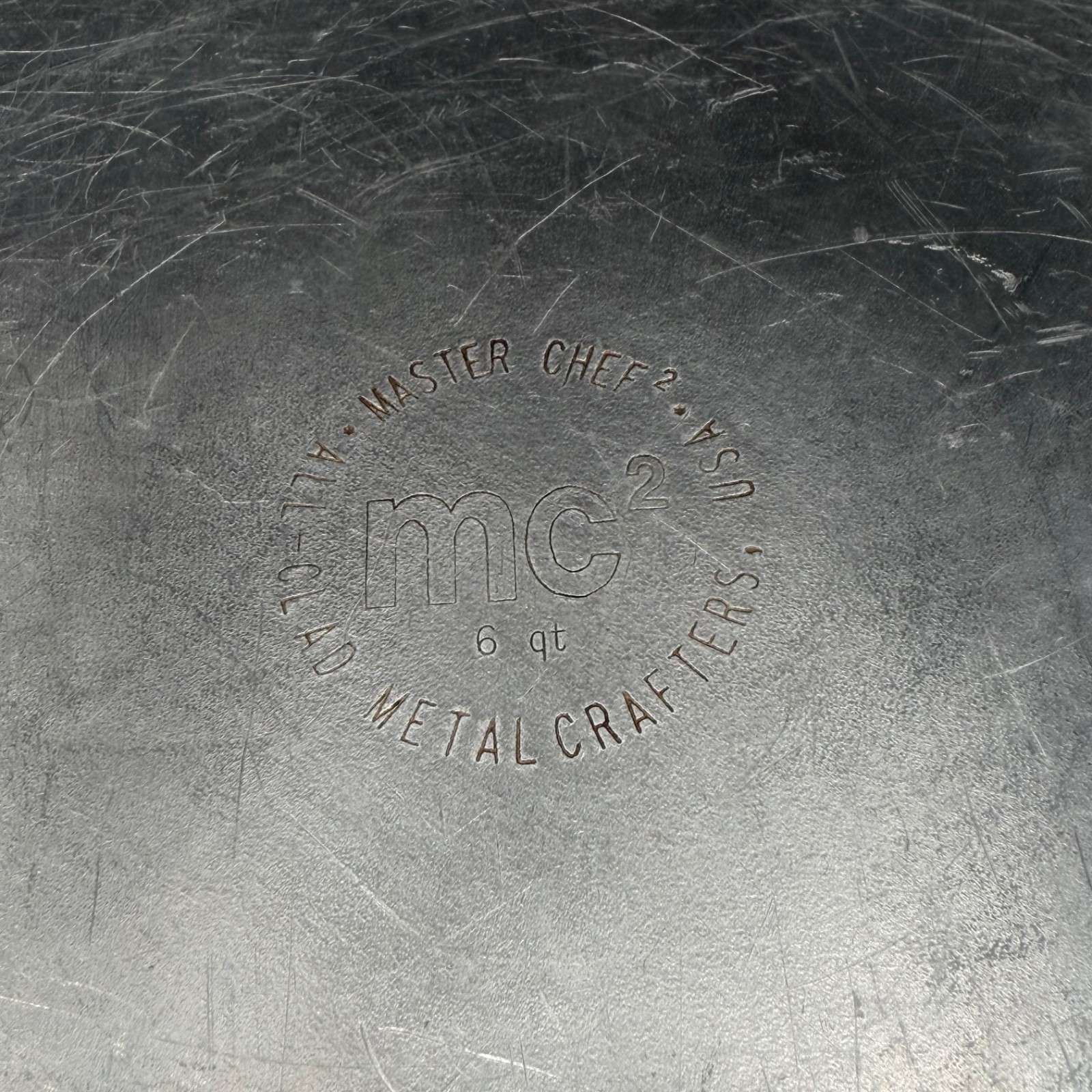 Vintage All Clad Master Chef2 Stockpot 6 Qt. Stainless Steel w/Lid – Made in USA