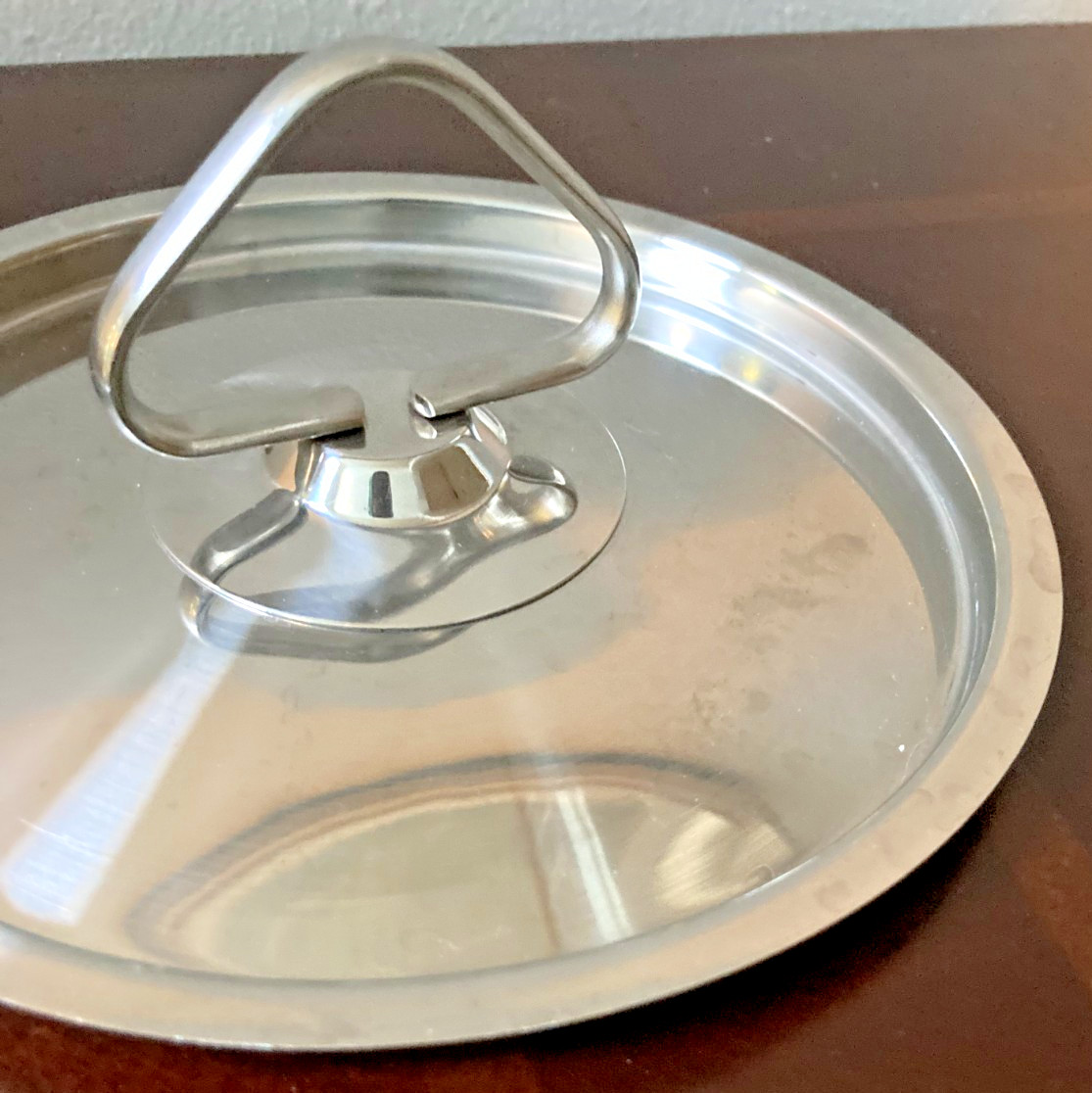 Stainless Steel Mirror Polish Lid 6 7/8” Outer Diameter & 6 1/8” Inner Diameter