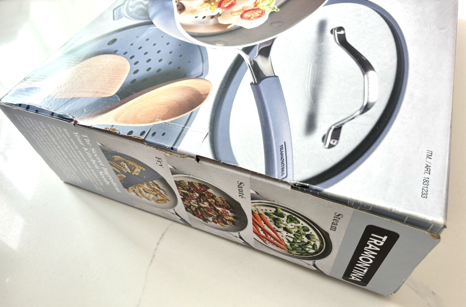 Tramontina Ceramic Nonstick All In One Plus Pan 7 Piece Set – Blue