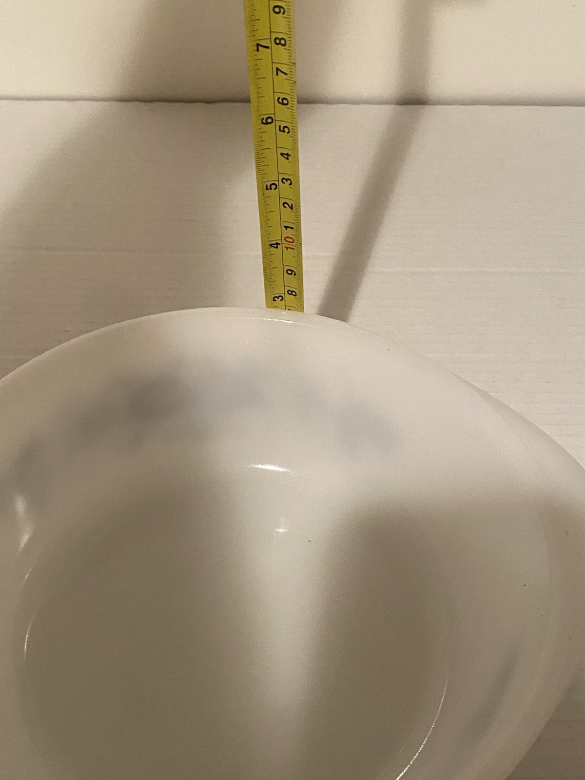 Vintage Glasbake Casserole Dish J235 Milk Glass Jeanette Blue Onion Flower 1 Qt