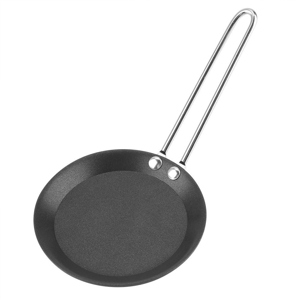 Cute Mini Frying Pan Durable Fast Heating For Household 12cm Cast Iron