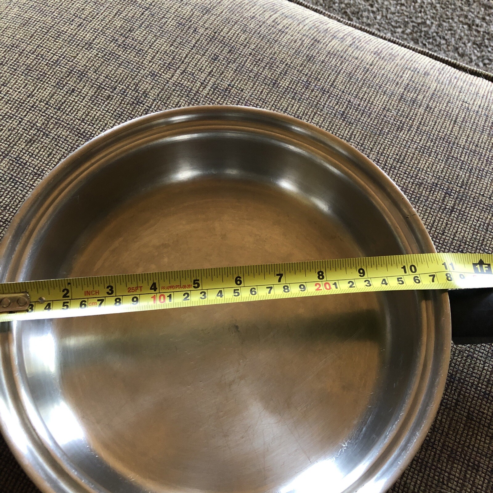 Seal-O-Matic Thermium MULTI-FLEX 10.5” Stainless Steel Skillet No Lid USA