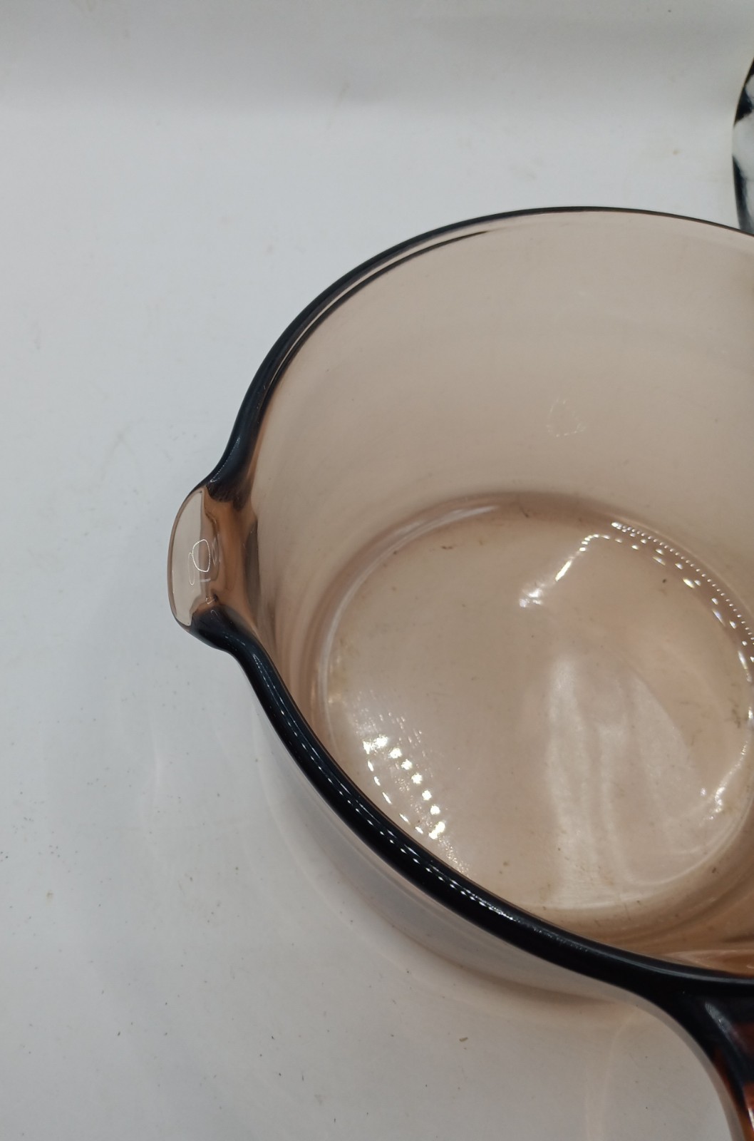 Visions By CorningWare Amber 1 Qt Saucepan With Lid V-1-C