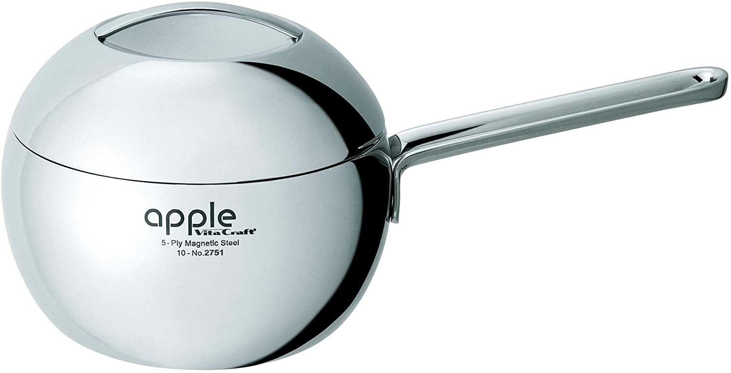 Vita Craft Apple Saucepan 16cm 1.9L Silver From Japan New