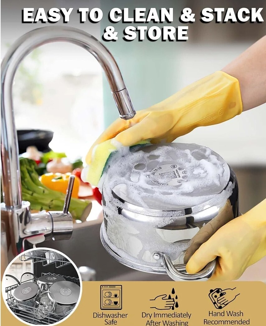 12-Piece Stainless Steel Cookware Set