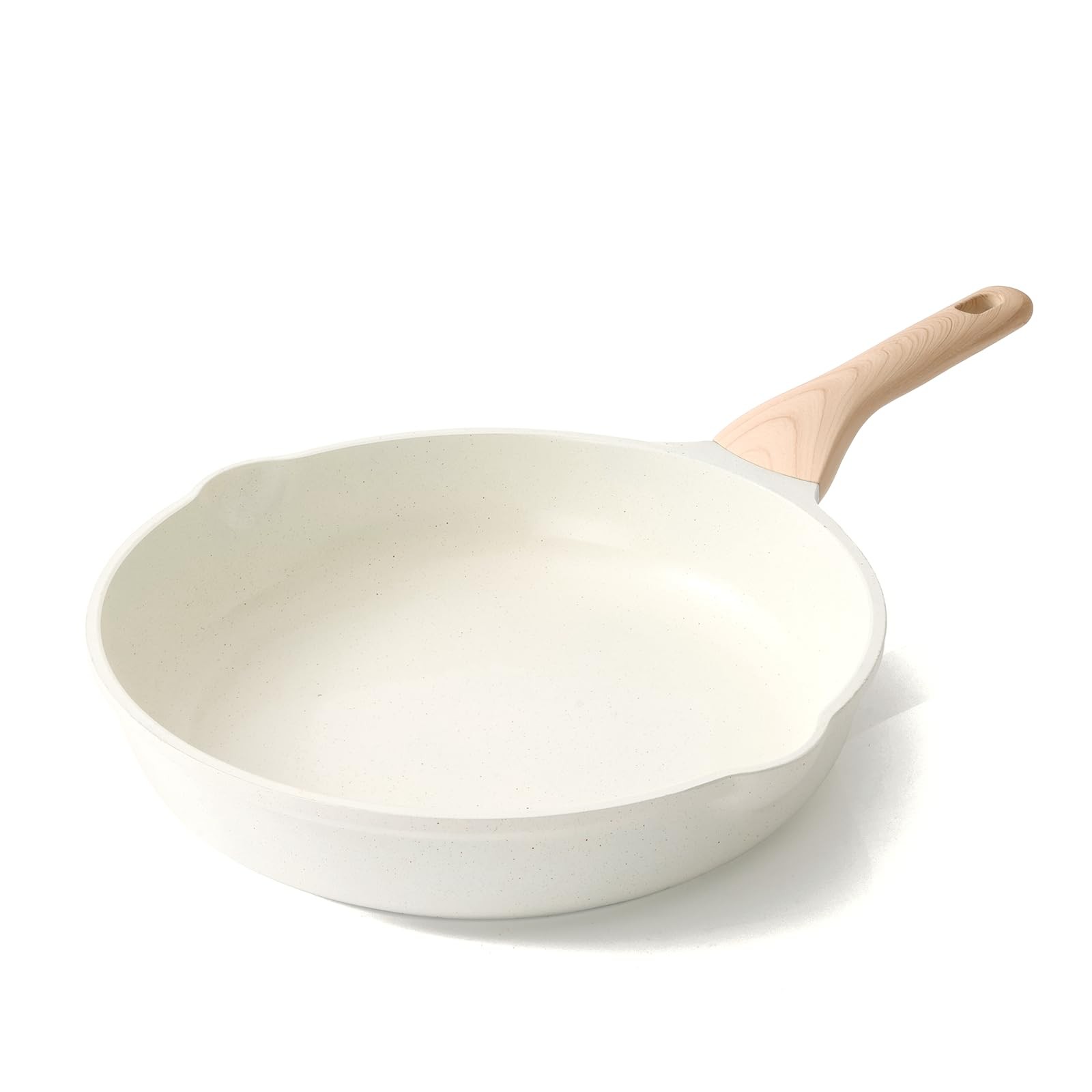 Nonstick Ceramic Frying Pan, 12.5 Inch Ceramic Large Skillet, Healthy Non Tox…