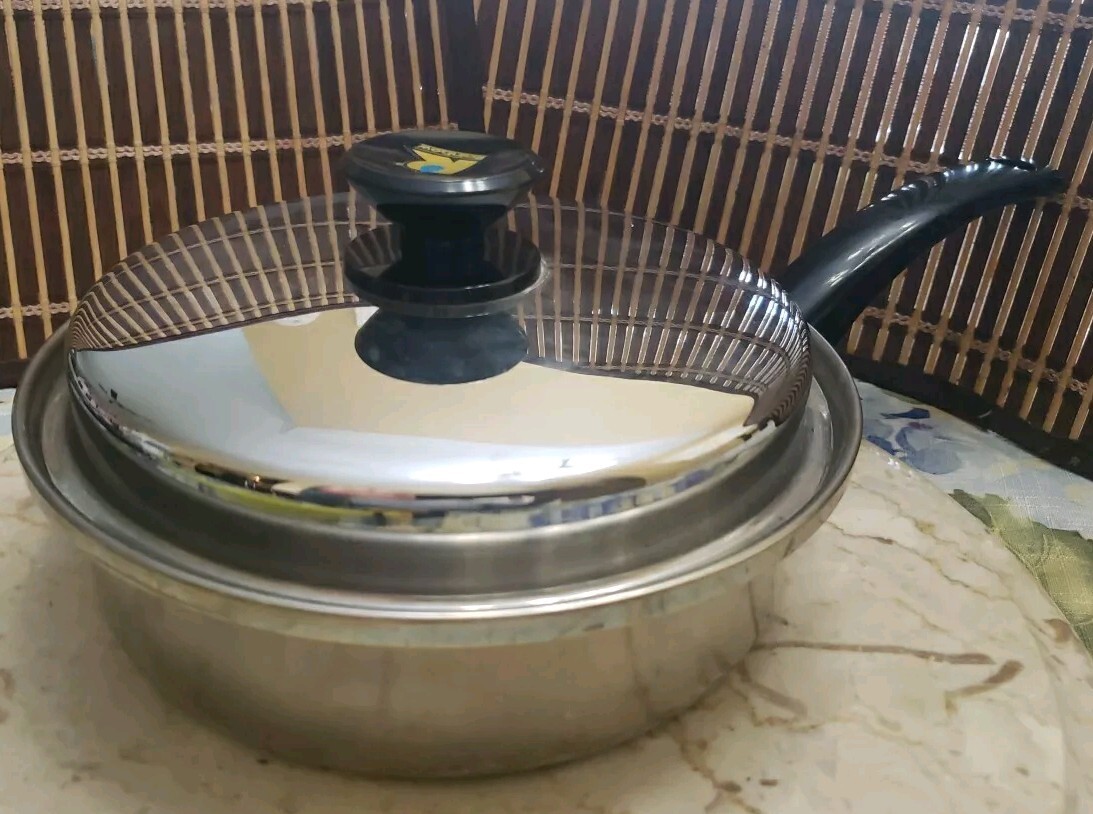 VTG RAINBOW SAUCE PAN POT COOKING SYSTEM 8″ LID SURGICAL STAINLESS STEEL 🇺🇸