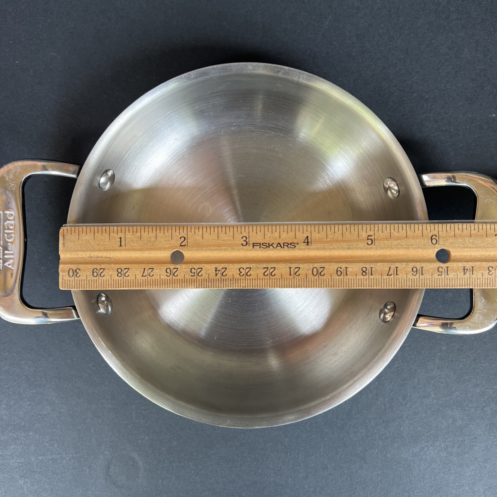 All-Clad 6” Mini Gratin Pan x2 Double Handle Stainless Steel Oven Broiler Safe
