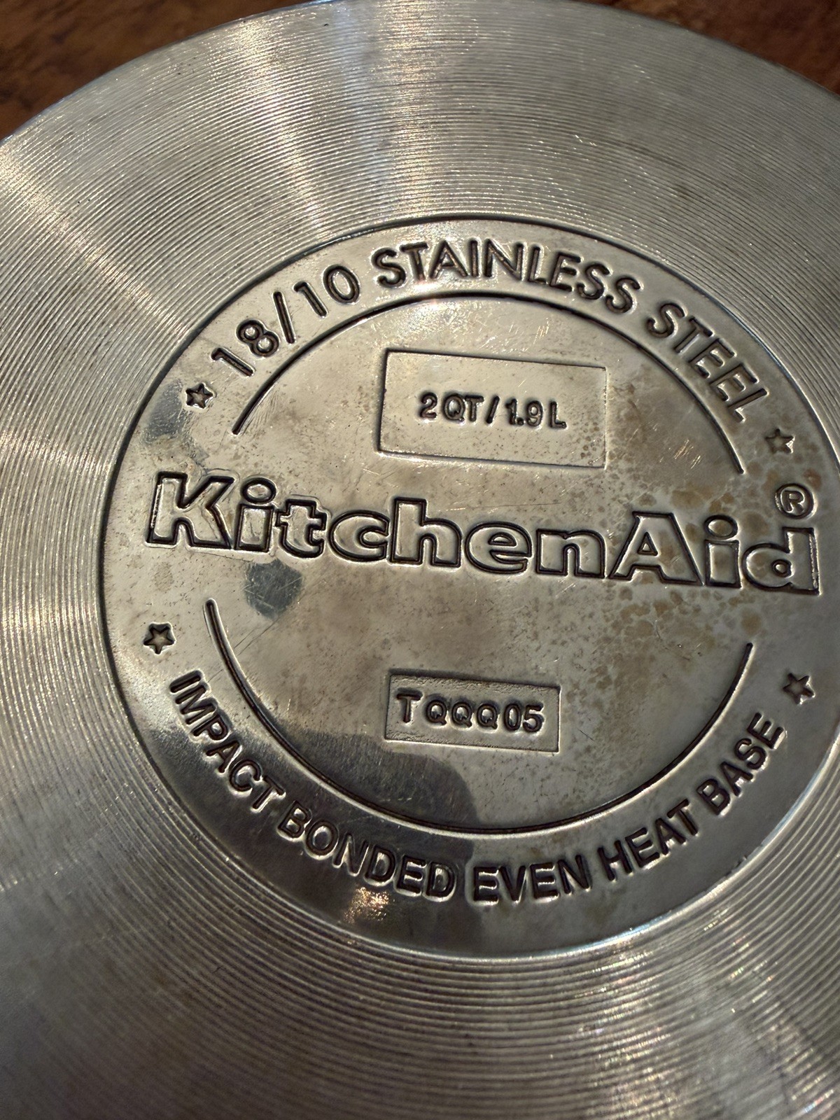 KitchenAid 3QT & 2QT Saucepans No Lids Stainless Steel Impact Bonded Even Heat