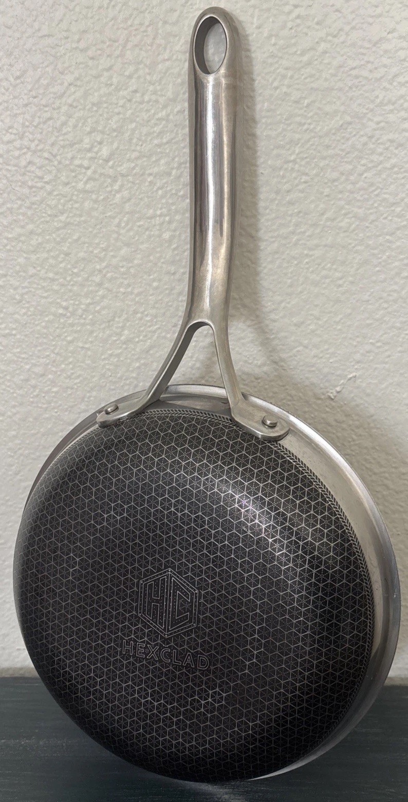 HEXCLAD 8″ Frying Pan Hybrid Stainless Steel Non-Stick Fry Pan ONLY NO Lid