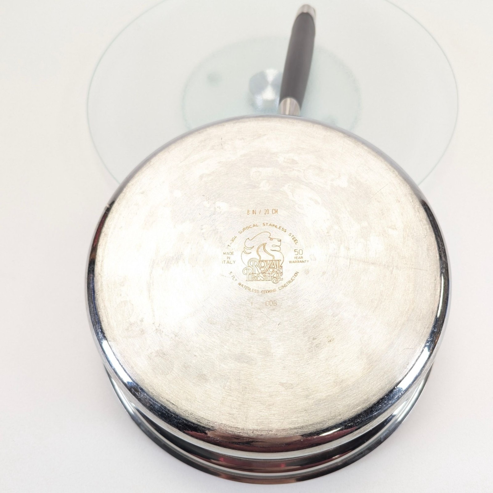 Royal Prestige 5 Layer Surgical Stainless Steel Saucepan Lid 1.5 Quart Cookware